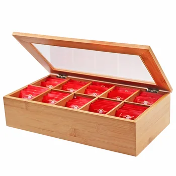 Wooden Storage Box Tea Box Storage 10 Compartments Parts Container Jewelry Accessories Storage Container Bamboo Chest Gift Case
Wooden Storage Box Tea Box Storage 10 Compartments Parts Container Jewelry Accessories Storage Container Bamboo Chest Gift Case