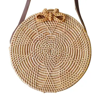 2018 Round Straw Bags Women Summer Rattan storage Bag Handmade Woven Beach Cross Body Bag Circle Bohemia storage organizer 40
2018 Round Straw Bags Women Summer Rattan storage Bag Handmade Woven Beach Cross Body Bag Circle Bohemia storage organizer 40