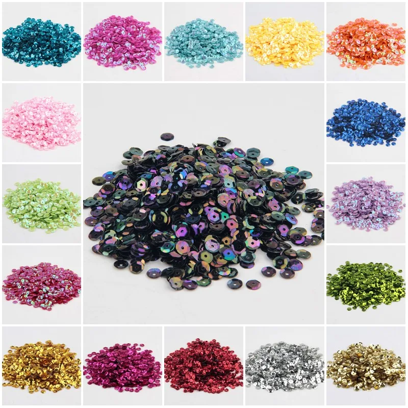 Pailette 4mm 5mm 6mm Cup Sequin Shapes PVC Loose Sequins Paillettes Sewing Wedding DIY for Crafts Decoration Confetti 20g
Pailette 4mm 5mm 6mm Cup Sequin Shapes PVC Loose Sequins Paillettes Sewing Wedding DIY for Crafts Decoration Confetti 20g