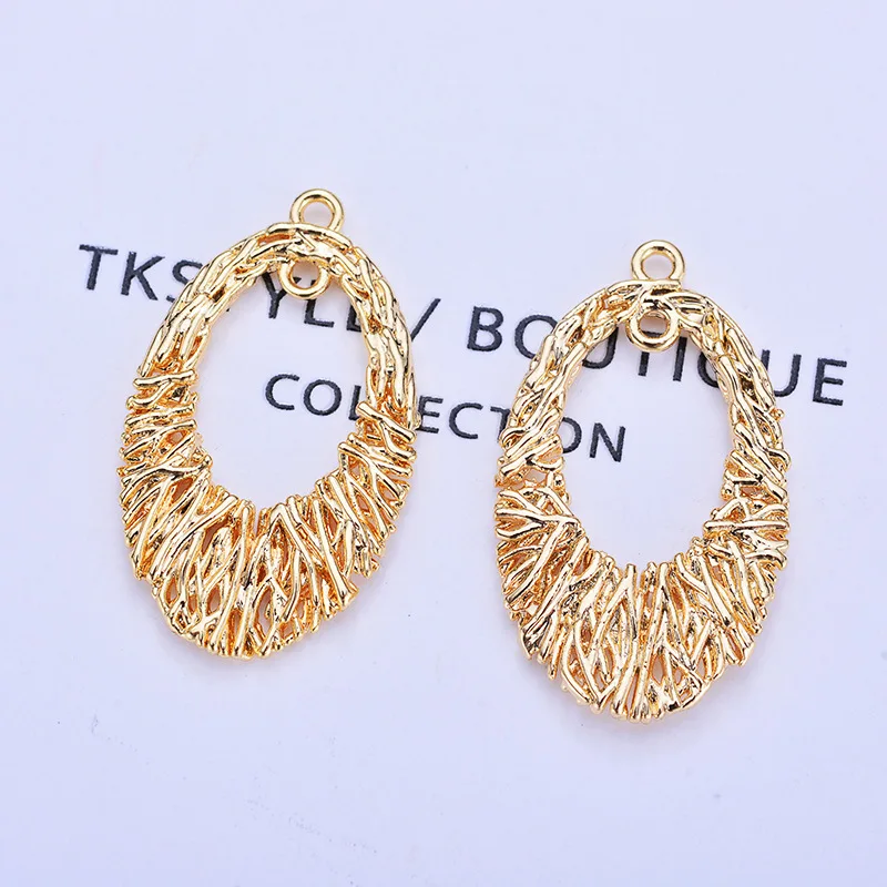 (171)6PCS 14x25MM 24K Gold Color Brass Hollow Bird's Nest Earrings Pendants Charms High Quality Diy Jewelry Findings Accessories
(171)6PCS 14x25MM 24K Gold Color Brass Hollow Bird's Nest Earrings Pendants Charms High Quality Diy Jewelry Findings Accessories