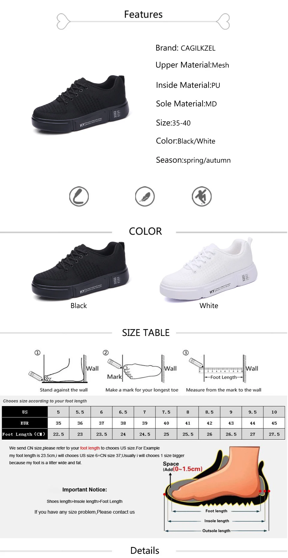 Spring NEW Women Sneakers Shoes Ladies lace up flat Platform white sneakers for Women Mesh Sock Casual Shoes Creepers (2)