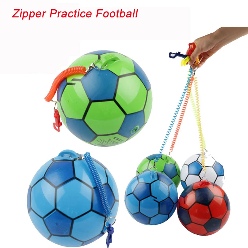 Image CCINEE 1PCs Zipper Practice Soccer Ball Football For Sale Sports Balls Goal For Younger Teenager Game Match Training Equipment