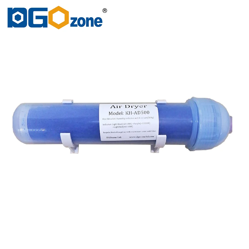 air dryer and filter gas dryer with filtering and gel beads dryer filter KH-AD500 blue silicon bead (Manufacturer) DGOzone
air dryer and filter gas dryer with filtering and gel beads dryer filter KH-AD500 blue silicon bead (Manufacturer) DGOzone