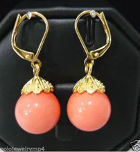 

Lovely Tibet coral Beautiful Earring Silver hook wholesale 1 [pair] earrings collares for women wedding fine 925 silver