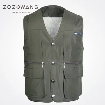 new Zozowang solid v-neck solid casual Single Breasted autumn winter brushed plus size keep warm waist coat men fashion vest men
new Zozowang solid v-neck solid casual Single Breasted autumn winter brushed plus size keep warm waist coat men fashion vest men