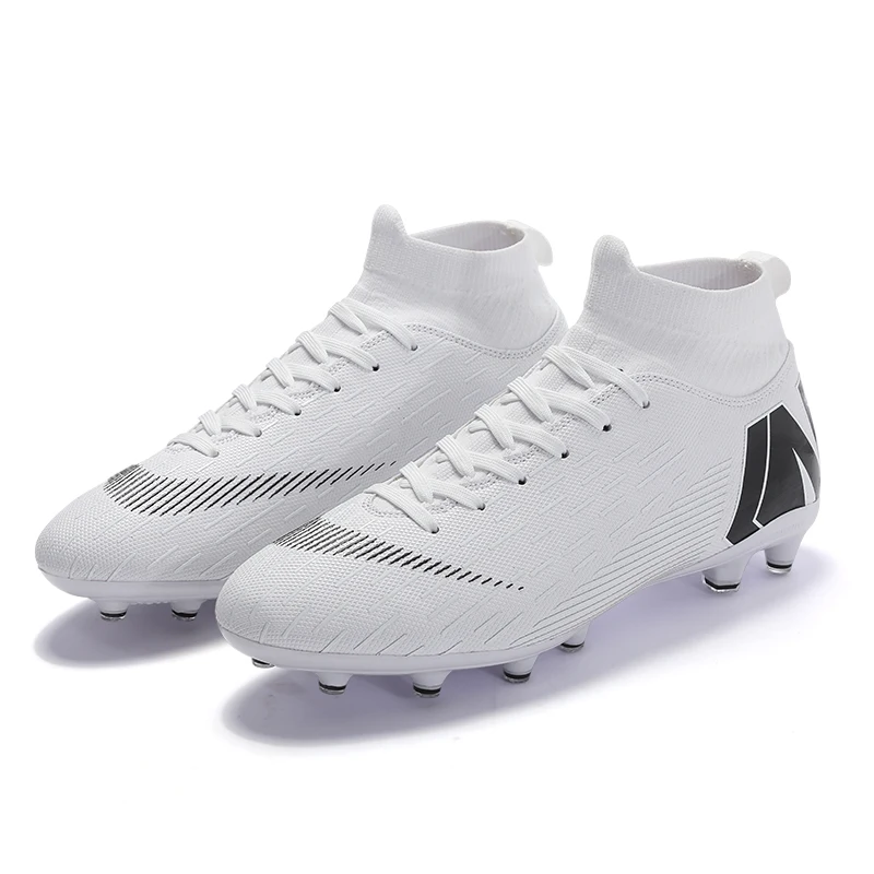 Men's Soccer Cleats High Ankle Football Shoes HTB1oFn7blv0gK0jSZKbq6zK2FXam.jpg - Men's Soccer Cleats High Ankle Football Shoes