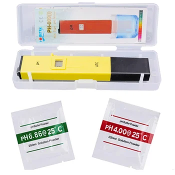 Pocket Pen Water PH Meter Digital Tester Measure Range 0.0-14.0pH for Household Drinking, Pool and Aquarium Water PH Tester
Pocket Pen Water PH Meter Digital Tester Measure Range 0.0-14.0pH for Household Drinking, Pool and Aquarium Water PH Tester