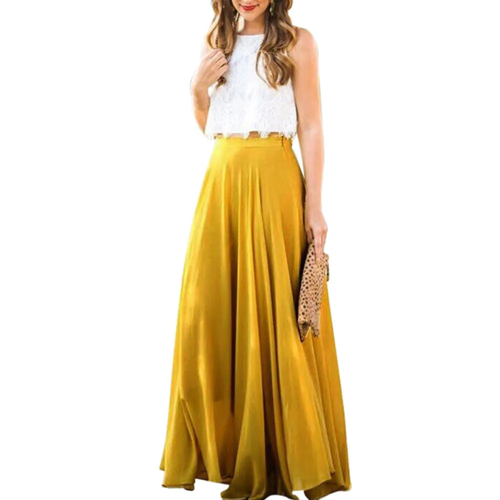 skirts womens Chiffon Stretch High Waist Maxi Dress Skater Flared Pleated Long Skirt tule rok dames Dropshipping #VB25
skirts womens Chiffon Stretch High Waist Maxi Dress Skater Flared Pleated Long Skirt tule rok dames Dropshipping #VB25