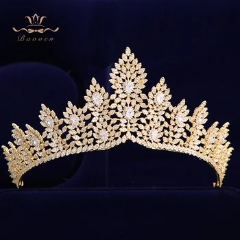 Full Zircon Crystal Brides Tiaras Crowns Gold Wedding Hairbands Royal Princess Evening Hair Jewelry Wedding Accessories
Full Zircon Crystal Brides Tiaras Crowns Gold Wedding Hairbands Royal Princess Evening Hair Jewelry Wedding Accessories