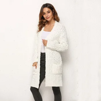 Women's Open Front Knit Cardigan Long Sleeve Casual White Sweater Coat with Pockets Knit Cable Sweater Jacket for Pregnant Women
Women's Open Front Knit Cardigan Long Sleeve Casual White Sweater Coat with Pockets Knit Cable Sweater Jacket for Pregnant Women