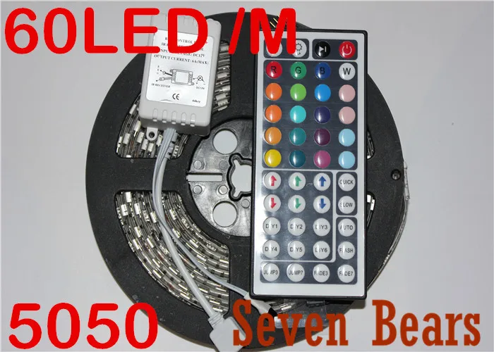 Светодиодная лента 5 м/лот RGB 5050SMD Светодиодная лента IP65 водонепроницаемая 300 led s DC 12V rgb + 44 клавиши ИК пульт дистанционного управления
Светодиодная лента 5 м/лот RGB 5050SMD Светодиодная лента IP65 водонепроницаемая 300 led s DC 12V rgb + 44 клавиши ИК пульт дистанционного управления
