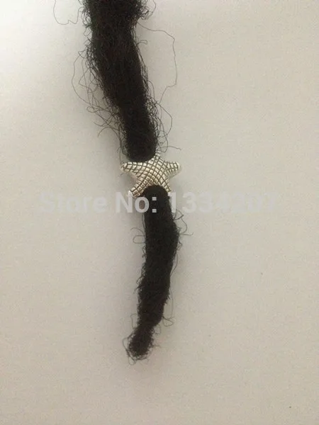 Фото 10 шт-20 шт тибетские Серебряные Звезды Дизайн волос коса dread дредлоки бусины