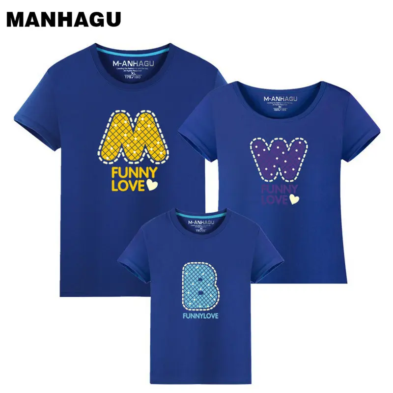 MAHAGU Brand 1 Pieces Family Matching Outfits Fashion Casual Short T-shirt family look Mother Father Baby Clothing Mae e filha
MAHAGU Brand 1 Pieces Family Matching Outfits Fashion Casual Short T-shirt family look Mother Father Baby Clothing Mae e filha