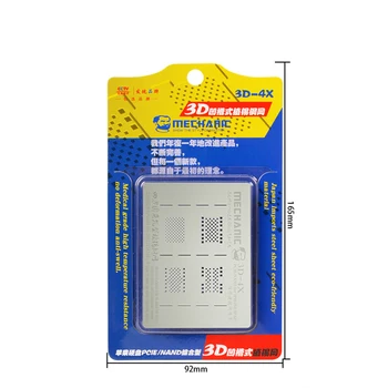 Mechanic 3D Stannum planting TIN Template for IPHONE 6s-XS MAX IPAD 1 2 3 4 5 6 Mini Full series HDD PCLE/NAND 3D-4X Steel net
Mechanic 3D Stannum planting TIN Template for IPHONE 6s-XS MAX IPAD 1 2 3 4 5 6 Mini Full series HDD PCLE/NAND 3D-4X Steel net