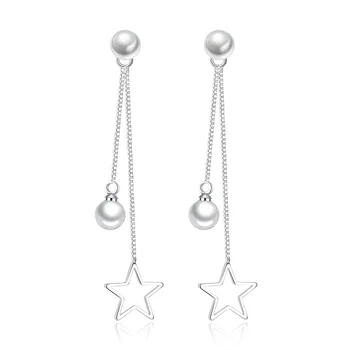 XIYANIKE 925 Sterling Silver Long Earrings Sweet Simple Pearl Earrings For Women After hanging Silver Jewelry VES6758
XIYANIKE 925 Sterling Silver Long Earrings Sweet Simple Pearl Earrings For Women After hanging Silver Jewelry VES6758