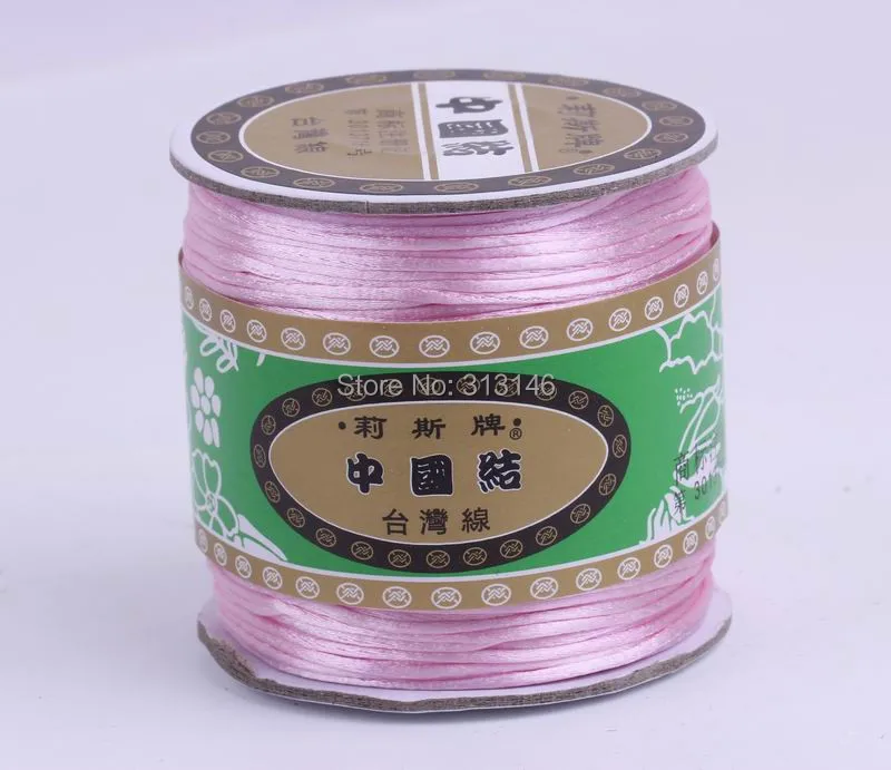 80M/Roll 1.5MM Braided Pink Nylon Chinese Knot Cord Macrame Handmade Beading Shamballa Bracelet String Thread Rope for Handcraft
80M/Roll 1.5MM Braided Pink Nylon Chinese Knot Cord Macrame Handmade Beading Shamballa Bracelet String Thread Rope for Handcraft