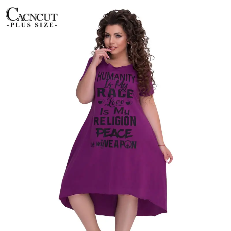 CACNCUT Women Casual Loose summer 2019 Plus Size Letter Dress Black Solid Irregular Long Dress Big Size Office Ladies Dress 6XL
CACNCUT Women Casual Loose summer 2019 Plus Size Letter Dress Black Solid Irregular Long Dress Big Size Office Ladies Dress 6XL