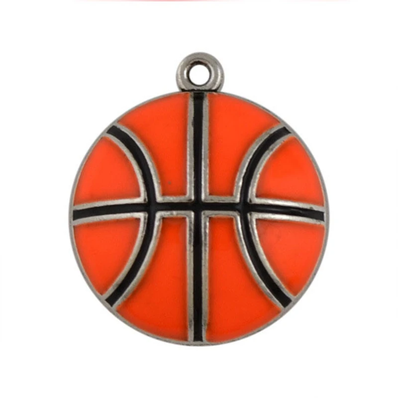 5pcs Enamel Basketball Dangles Charms Hang Pendants Jewelry Finding Accessories DIY Necklace/Bracelet Keychains for Men/Women
5pcs Enamel Basketball Dangles Charms Hang Pendants Jewelry Finding Accessories DIY Necklace/Bracelet Keychains for Men/Women