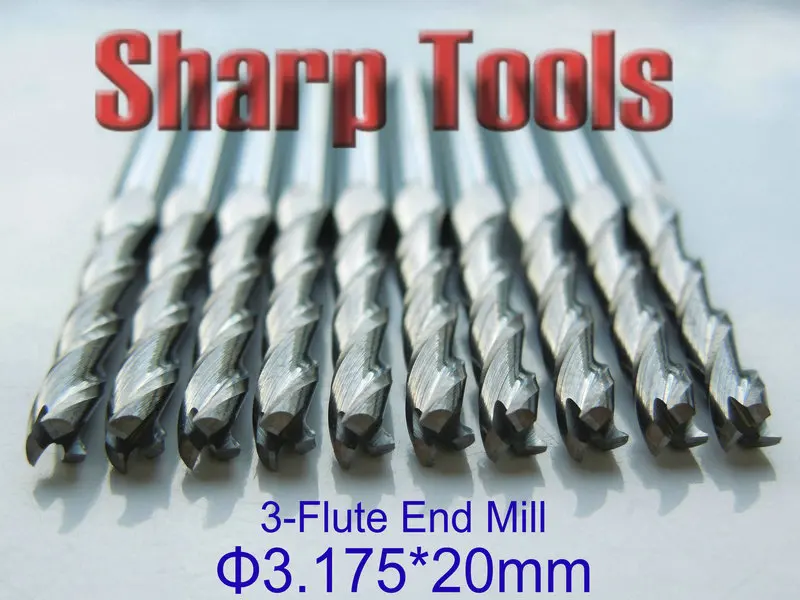Good Price! 3.175*20mm 3 Flute CNC End Mill Bits Tungsten Carbide Milling Cutter, Tungsten CNC Cutting Bits for Wood Router
Good Price! 3.175*20mm 3 Flute CNC End Mill Bits Tungsten Carbide Milling Cutter, Tungsten CNC Cutting Bits for Wood Router