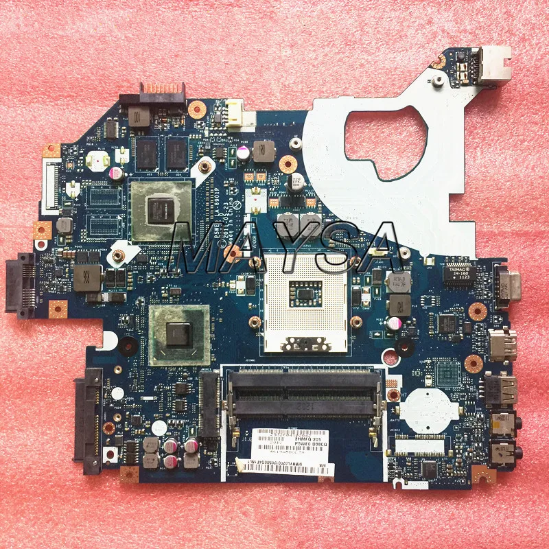 P5WE0 LA 6901P материнская плата для acer 5750 5750G 5755 ноутбука HM65 GT520M оригинальная тестовая