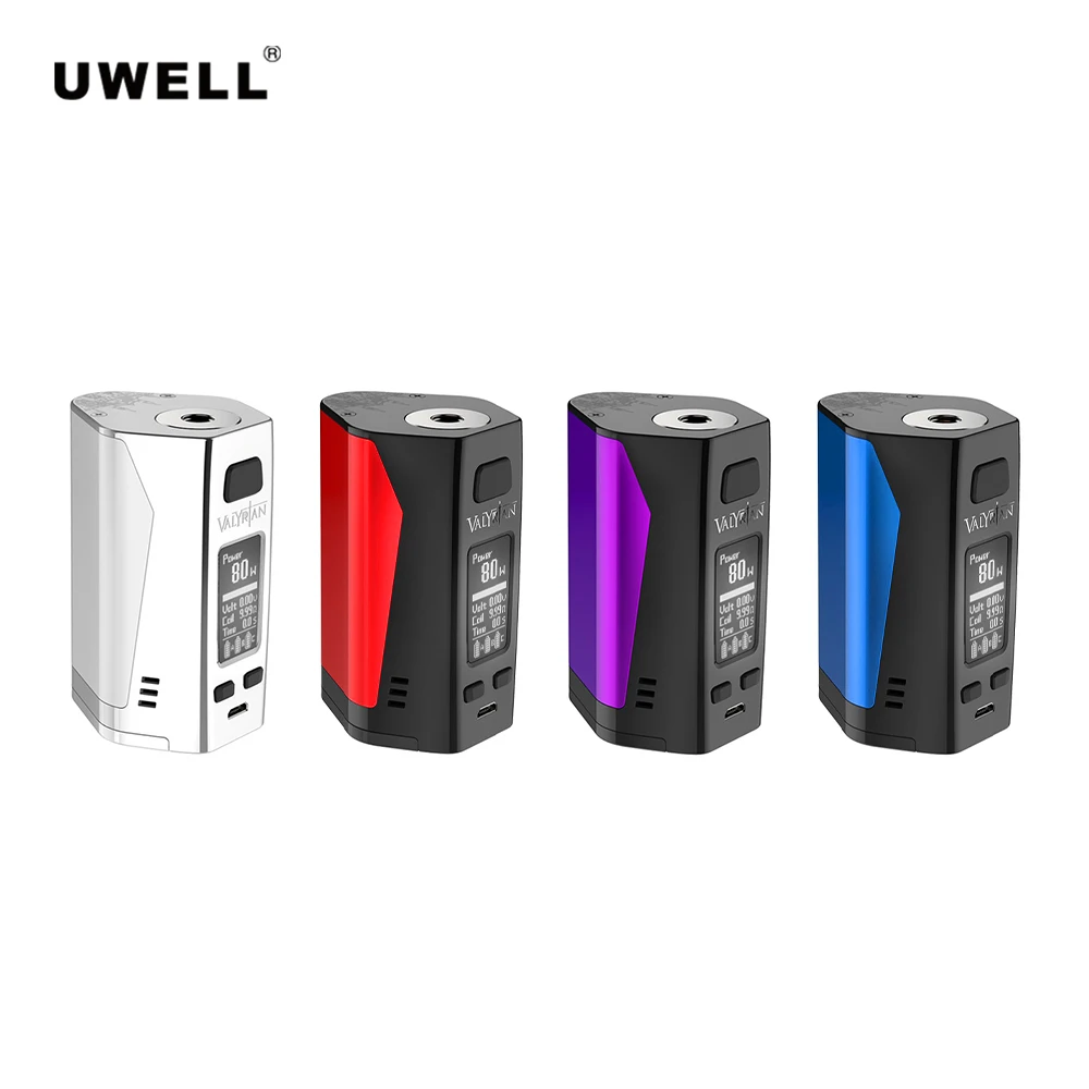 

Original 300W UWELL Valyrian II Mod Triple 18650 batteries Electronic Cigarette Vape Mod without battery for Valyrian II tank