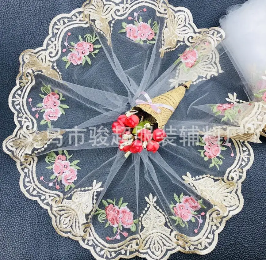 1 Meter/lot 18cm Handmade DIY Clothing Accessories Floral Embroidery Gold Champagne Gold Lace Fabric Curtains Sofa Lace Trim
1 Meter/lot 18cm Handmade DIY Clothing Accessories Floral Embroidery Gold Champagne Gold Lace Fabric Curtains Sofa Lace Trim