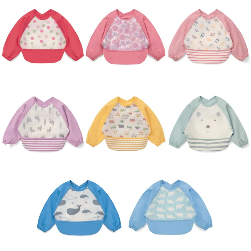 6-24 Months Cartoon Baby Bibs Kids Waterproof Eva Apron Girls Boys Feeding Burp Cloths with Long Sleeves Newborns Saliva Towel
6-24 Months Cartoon Baby Bibs Kids Waterproof Eva Apron Girls Boys Feeding Burp Cloths with Long Sleeves Newborns Saliva Towel
