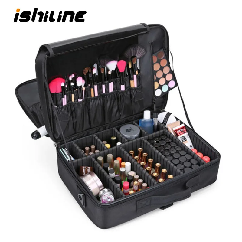 Makeup Organizer Professional Makeup Case Travel Women Cosmetic Suitcase Essential Oil Storage Bag Men's Cosmetic Bags & Cases
Makeup Organizer Professional Makeup Case Travel Women Cosmetic Suitcase Essential Oil Storage Bag Men's Cosmetic Bags & Cases