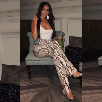New Arrival Fashion Two 2 Pieces Women Jumpsuits High Quality Snake Print Trousers Clubwear Party Casual Jumpsuits Wholesale
New Arrival Fashion Two 2 Pieces Women Jumpsuits High Quality Snake Print Trousers Clubwear Party Casual Jumpsuits Wholesale