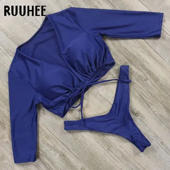 RUUHEE 2018 Bikini Solid Swimwear Women Swimsuit Sexy Brazilian Bikini Front Strap Beachwear For Female Swimming Suit With Pad
RUUHEE 2018 Bikini Solid Swimwear Women Swimsuit Sexy Brazilian Bikini Front Strap Beachwear For Female Swimming Suit With Pad