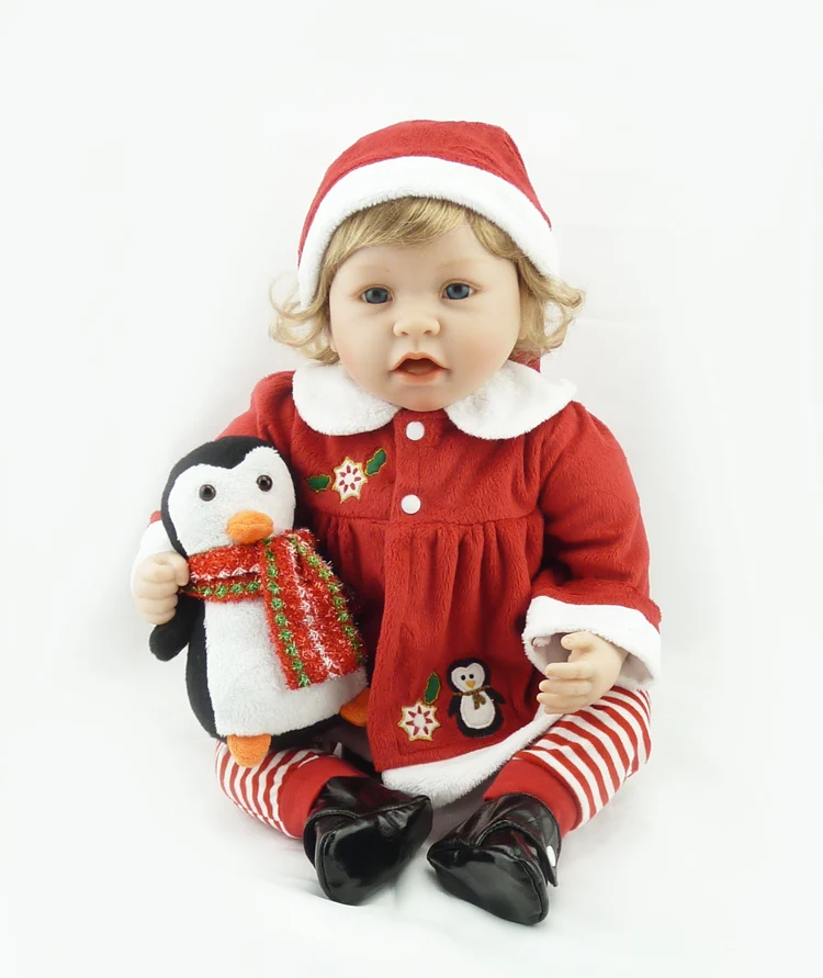 22 inch 55 cm Silicone baby reborn dolls Children's toys Lovely girl Christmas gift Holiday gift
22 inch 55 cm Silicone baby reborn dolls Children's toys Lovely girl Christmas gift Holiday gift