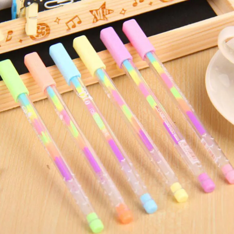 20 Pcs/lot Rainbow Segmented Colorful Gel Ink Pens for Kids DIY Black Cards Scrapbook Photo Album Props Stationery Papelaria
20 Pcs/lot Rainbow Segmented Colorful Gel Ink Pens for Kids DIY Black Cards Scrapbook Photo Album Props Stationery Papelaria
