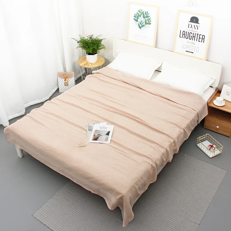 Summer Breathable Muslin Bed Blanket for Bed Sofa Air-conditioning Soft Thermal Blanket for Children Adult Coverlet
Summer Breathable Muslin Bed Blanket for Bed Sofa Air-conditioning Soft Thermal Blanket for Children Adult Coverlet