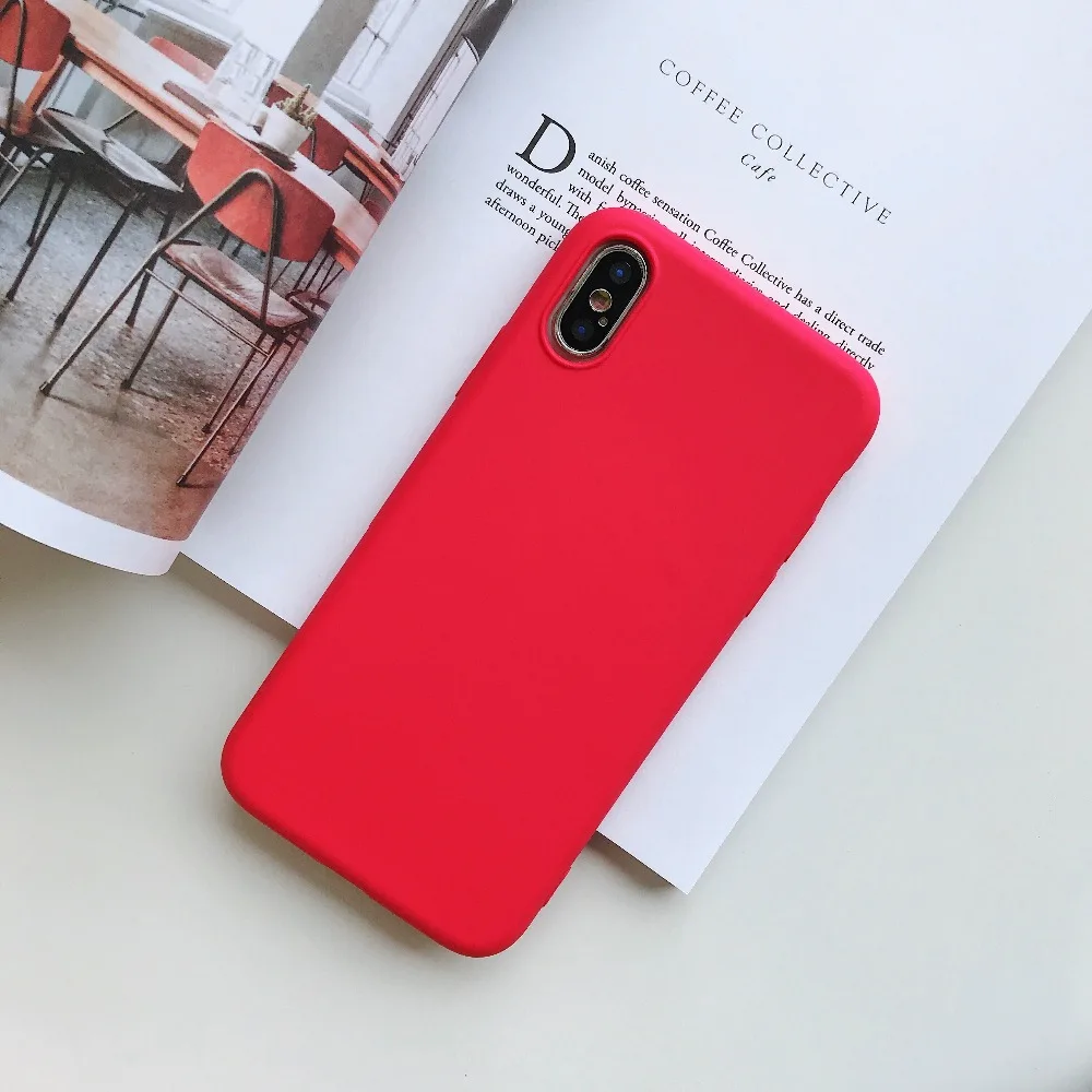 Case For iPhone Xr X Xs Max Cover Korean Soft Silicone Summer Fresh (1)