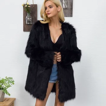 Hot Style New Arrival Faux Fur Coat Black White Women Elegant Winter Warm Full Sleeve Night Club Party Coat
Hot Style New Arrival Faux Fur Coat Black White Women Elegant Winter Warm Full Sleeve Night Club Party Coat