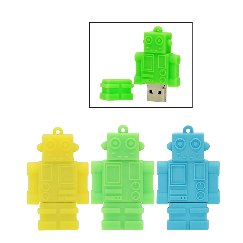 Cartoon Robot Usb flash Drive Pen 32GB 16GB Flash Stick 8GB Memory Pen Drive Usb 2.0 Card U Disk High Speed Cartoon Pendrive
Cartoon Robot Usb flash Drive Pen 32GB 16GB Flash Stick 8GB Memory Pen Drive Usb 2.0 Card U Disk High Speed Cartoon Pendrive