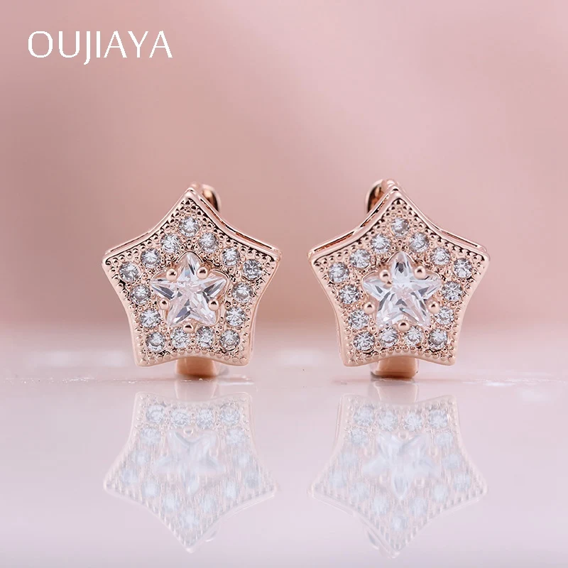 OUJIAYA hot sale Star 585 Rose Gold Earrings Natural Zircon Dangle Luxury Drop Earring Fashion Fine Wedding Gifts Jewelry A4
OUJIAYA hot sale Star 585 Rose Gold Earrings Natural Zircon Dangle Luxury Drop Earring Fashion Fine Wedding Gifts Jewelry A4