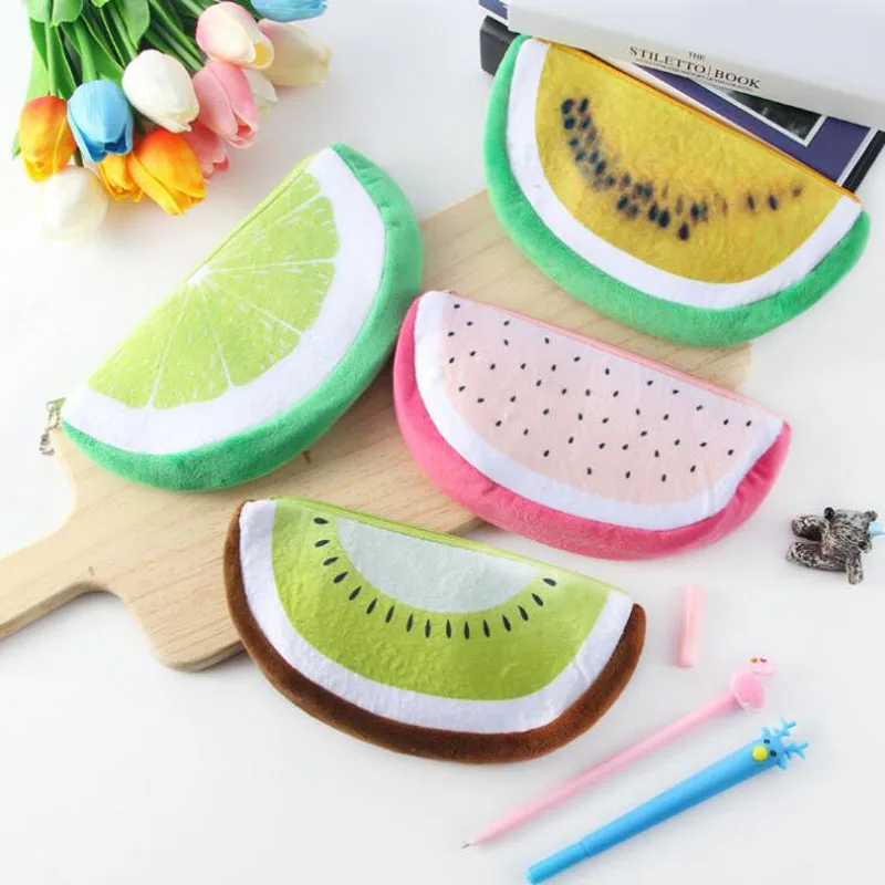 2019 NEW Kawaii Novelty Simulation Fruit Pencil Case Short Plush School Stationery Pen Bag For Girl Boy Student School Supplies
2019 NEW Kawaii Novelty Simulation Fruit Pencil Case Short Plush School Stationery Pen Bag For Girl Boy Student School Supplies