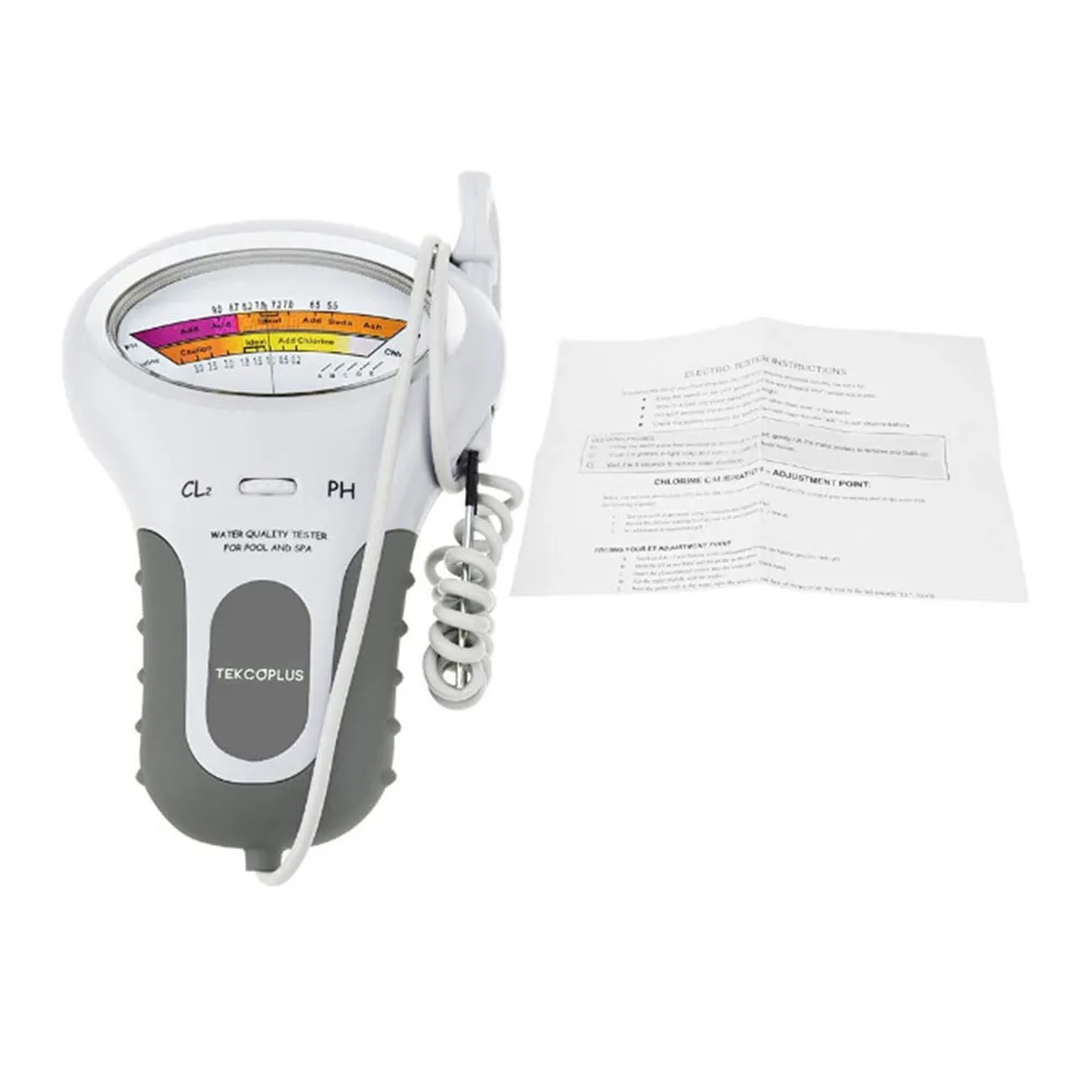 CL2 PH Quick Results Spa Home Swimming Pool Alkalinity Chlorine Checks Portable Digital Easy Use Sensor Water Detector Drinking
CL2 PH Quick Results Spa Home Swimming Pool Alkalinity Chlorine Checks Portable Digital Easy Use Sensor Water Detector Drinking