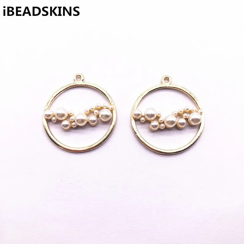 New arrival! 32X29mm 50pcs Imitation pearls ring-shape charm for earring DIY/earrings accessories/Earring parts/jewelry findings
New arrival! 32X29mm 50pcs Imitation pearls ring-shape charm for earring DIY/earrings accessories/Earring parts/jewelry findings