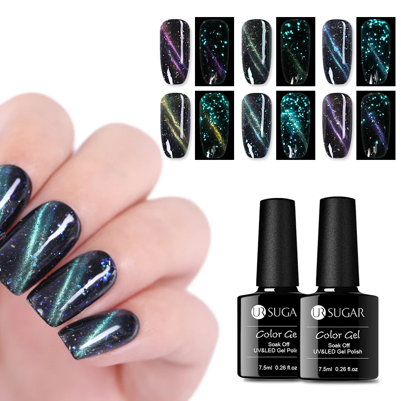 UR SUGAR Luminous 3D Magnetic UV Gel Polish 7.5ml Cat Eye Nail Gel Varnish Glow in The Dark Lacquer DIY
UR SUGAR Luminous 3D Magnetic UV Gel Polish 7.5ml Cat Eye Nail Gel Varnish Glow in The Dark Lacquer DIY