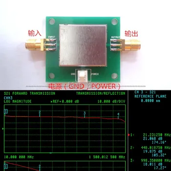 LNA 1KHZ to 1GHZ 20dB Noise RF wideband amplifier Module LAN FM HF VHF / UHF Ham Radio
LNA 1KHZ to 1GHZ 20dB Noise RF wideband amplifier Module LAN FM HF VHF / UHF Ham Radio