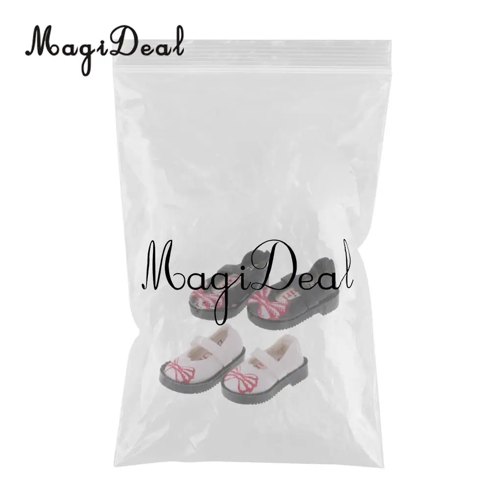 2 Pairs Doll Ankle Belt Shoes Flat Shoes for Azone Licca 1/6 OB Blythe Dolls Dress up Accessories