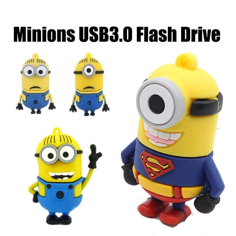 Minions Pendrive 128 GB USB Flash Drive 256GB 128GB 64GB 32GB Minnion Memoria USB 3.0 Flash Disk Memory Stick For Christmas Gift
Minions Pendrive 128 GB USB Flash Drive 256GB 128GB 64GB 32GB Minnion Memoria USB 3.0 Flash Disk Memory Stick For Christmas Gift
