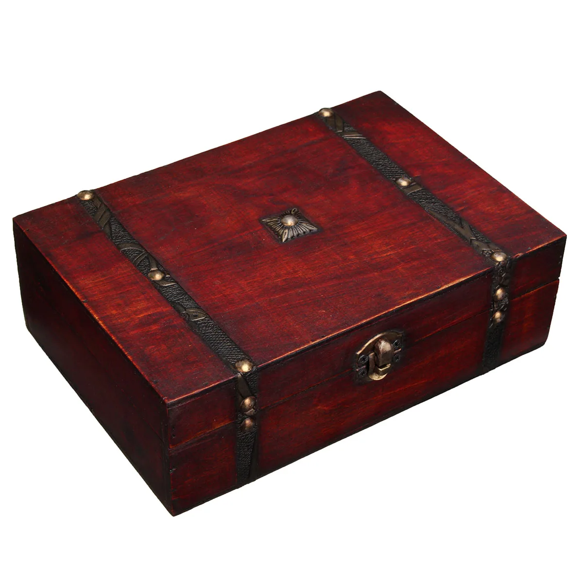 New Retro Lockable Box Holder Jewelry Box Storage Case Vintage Wooden Storage Box Photography Props Gifts Cases 23X16X7.5cm
New Retro Lockable Box Holder Jewelry Box Storage Case Vintage Wooden Storage Box Photography Props Gifts Cases 23X16X7.5cm