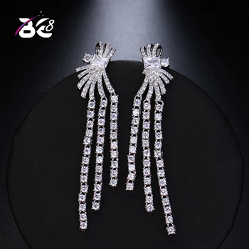 Be 8 New Style Crystal Fashion Cubic Zirconia Bowknot Drop Earrings, Shiny Crystal Long Dangle Earrings for Women Gift E486
Be 8 New Style Crystal Fashion Cubic Zirconia Bowknot Drop Earrings, Shiny Crystal Long Dangle Earrings for Women Gift E486