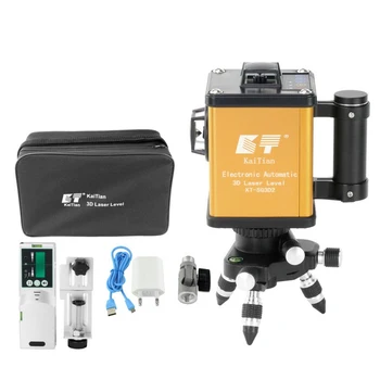 Self-Leveling Laser Level 12 Lines 360 Rotary Green Outdoor Electronic Automatic 520nm Beam Line Livella Lasers 3D Tools
Self-Leveling Laser Level 12 Lines 360 Rotary Green Outdoor Electronic Automatic 520nm Beam Line Livella Lasers 3D Tools