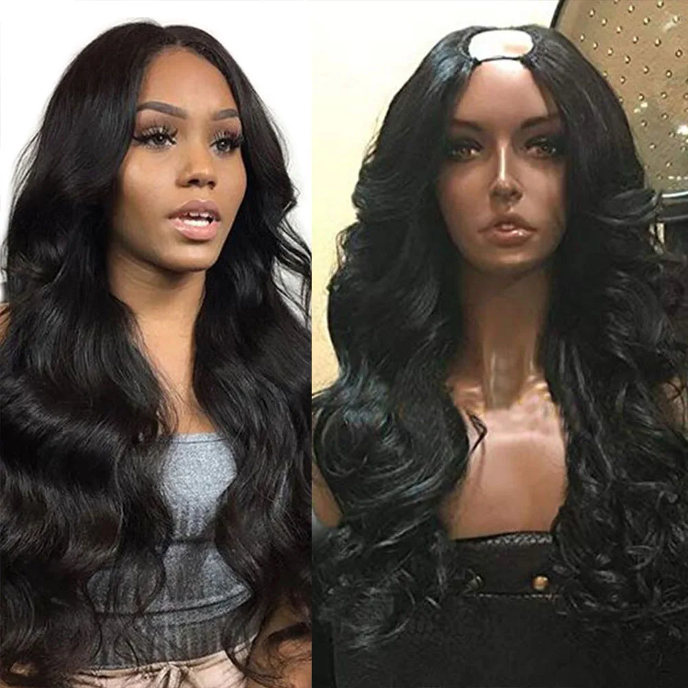 SimBeauty 100% Human Hair Wig With Straps and Combs For Black Women 100% Unprocessed Peruvian Remy Hair Body Wave U Part Wigs
SimBeauty 100% Human Hair Wig With Straps and Combs For Black Women 100% Unprocessed Peruvian Remy Hair Body Wave U Part Wigs