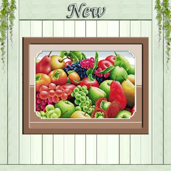 Fruits colourful home decor paintings counted print on canvas DMC 11CT 14CT Chinese Cross Stitch kits embroidery needlework Sets
Fruits colourful home decor paintings counted print on canvas DMC 11CT 14CT Chinese Cross Stitch kits embroidery needlework Sets