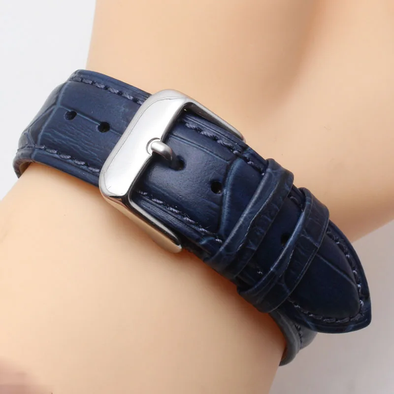Genuine Leather Calfskin pin buckle Blue strap High quality universal watch band Waterproof 14mm 16mm 18mm 20mm Free tools
Genuine Leather Calfskin pin buckle Blue strap High quality universal watch band Waterproof 14mm 16mm 18mm 20mm Free tools